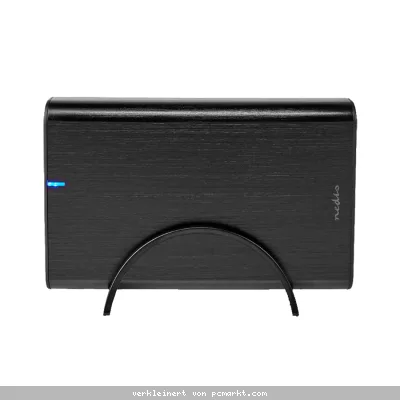 Nedis Festplattengehäuse - 3.5 ", USB 3.1 Gen1, USB Type-A / USB Type-C™, Notebook / PC, Aluminium