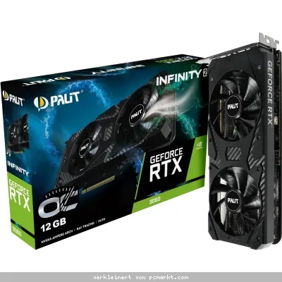 PALIT RTX3060 Infinity 2 OC 12GB Grafikkarte - 12GB, 3x DisplayPort/1x HDMI