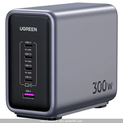 UGREEN Ladegerät Nexode 300W 5-Port PD GaN Fast
