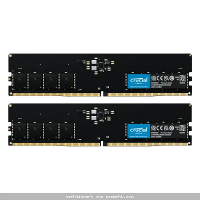 Crucial 32GB Kit (2x16GB) DDR5-4800 CL40 DIMM Arbeitsspeicher