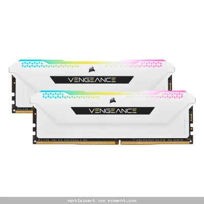 Corsair Vengeance RGB Pro SL Weiß 32GB Kit (2x16GB) DDR4-3200 CL16 DIMM Arbeitsspeicher
