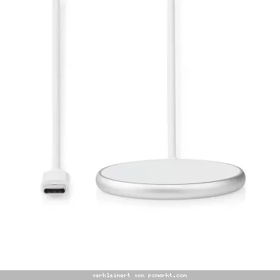 Nedis Drahtloses Ladegerät | 5 / 7.5 / 10 / 15 W | | 1 / 1.1 / 1.67 / 2 A | inkl. Kabel | USB Type-C™ | 1.00 m