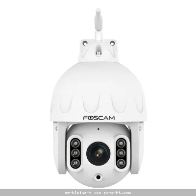 Foscam SD8P WLAN Überwachungskamera Weiß 8MP (3840x2160), Dualband-WLAN, Schwenk- und Neigefunktion, 4x optischer Zoom