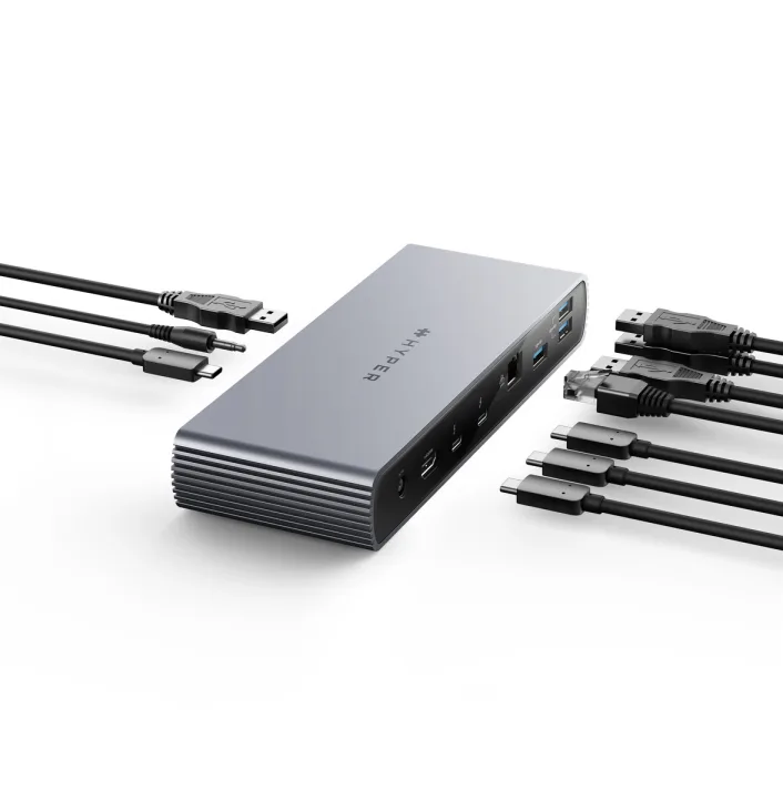HyperDrive Thunderbolt 4-Dockingstation (HDTB4D-EU) 4K, 96W, Hi-Res-Audio