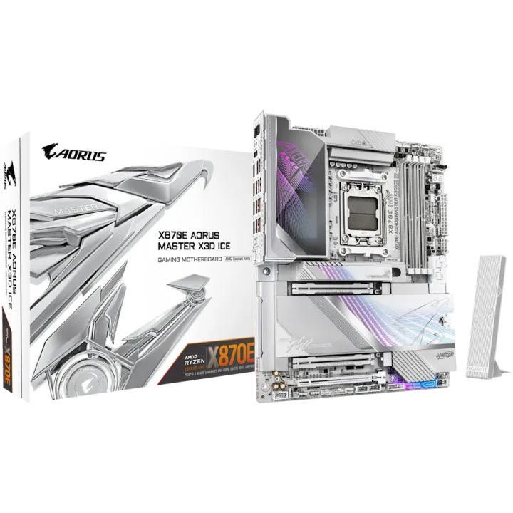 GIGABYTE X870E AORUS Master X3D ICE Mainboard Sockel AM5