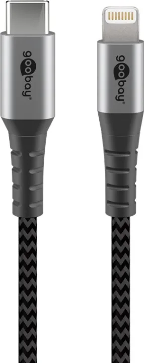 Goobay Lightning USB-C Lade- und Synchronisationskabel, 2m
