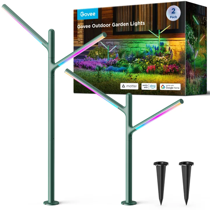 Govee Outdoor-Gartenleuchten RGBICWW