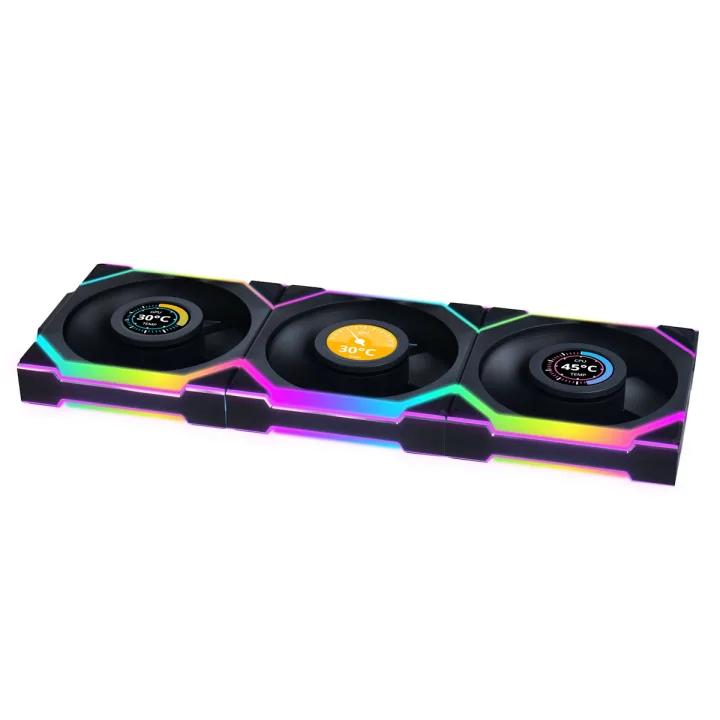 Lian Li UNI FAN SL Wireless LCD 120 ARGB 3er-Pack | Gehäuselüfter