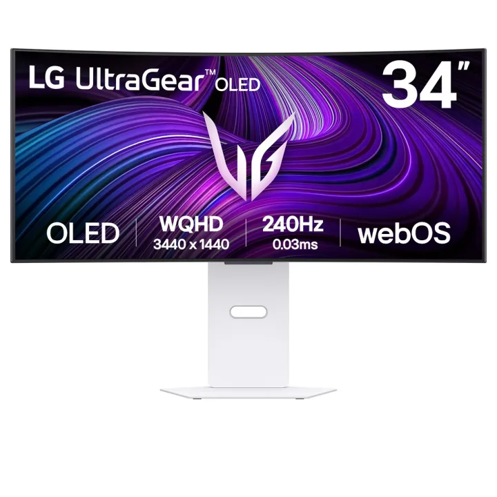 LG 34GX90SA-W.AEU OLED Gaming - 240Hz, 0,03ms(GtG) NVIDIA® G-SYNC® Compatible/AMD FreeSync™ Premium/VESA Certified AdaptiveSync
