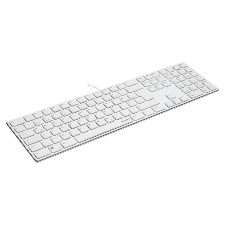 Speedlink RIVA Slim Metal Scissor Keyboard, white - DE Layout