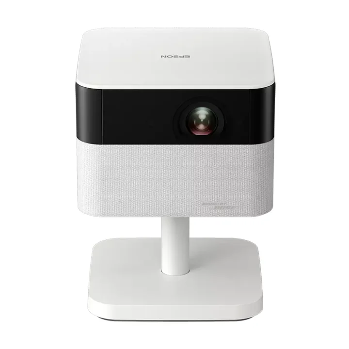 Epson Lifestudio Flex - EF-71 stylisher Smart-Projektor - Diamantweiß, mit Sound by Bose und Google TV, Epson Projection Studio App