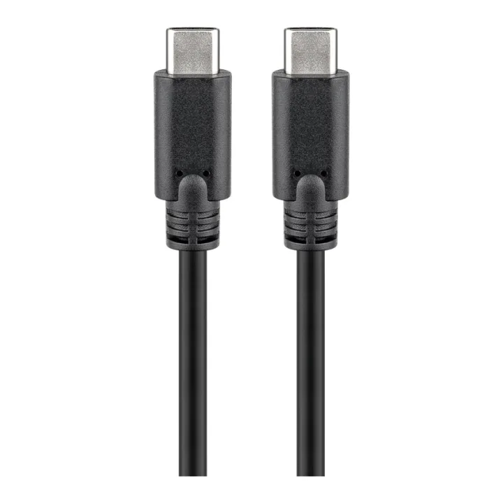 KAB Goobay USB-C™ 3.1 Generation 1 Kabel, schwarz, 2m USB-C™-Stecker > USB-C™-Stecker