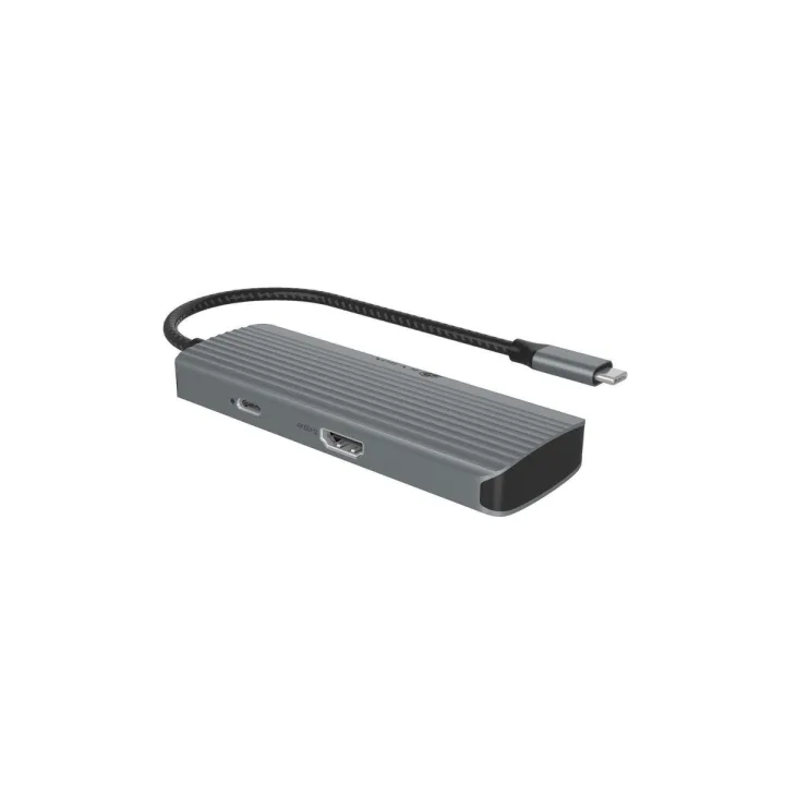 Icy Box 6 in 1 Docking station 1x HDMI 4K60Hz 4x USB Type-A 5 Gb