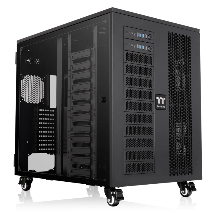 Thermaltake AX1000 TG Black | Workstation-Gehäuse