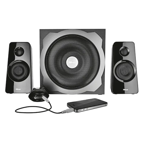 TRUST Tytan 2.1 Subwoofer Speaker Set, schwarz