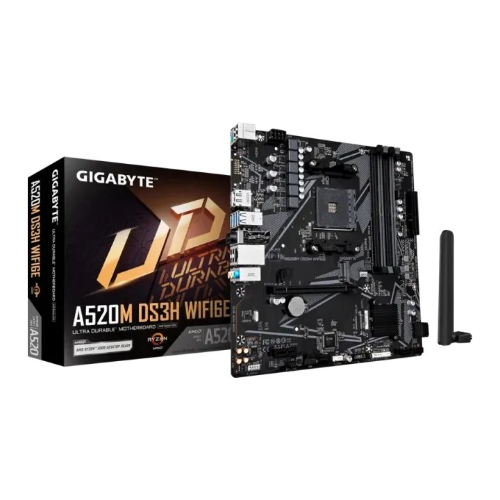 GIGABYTE A520M DS3H WIFI6E Mainboard Sockel AM4
