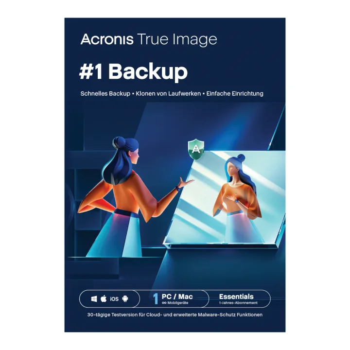 Acronis True Image Essentials [1 Gerät - 1 Jahr]