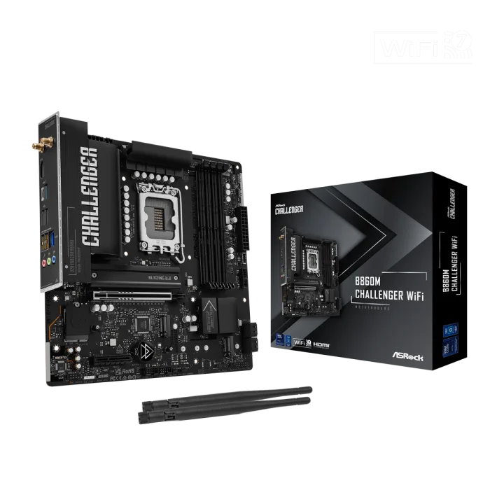ASRock B860M Challenger WiFi Mainboard Sockel 1851