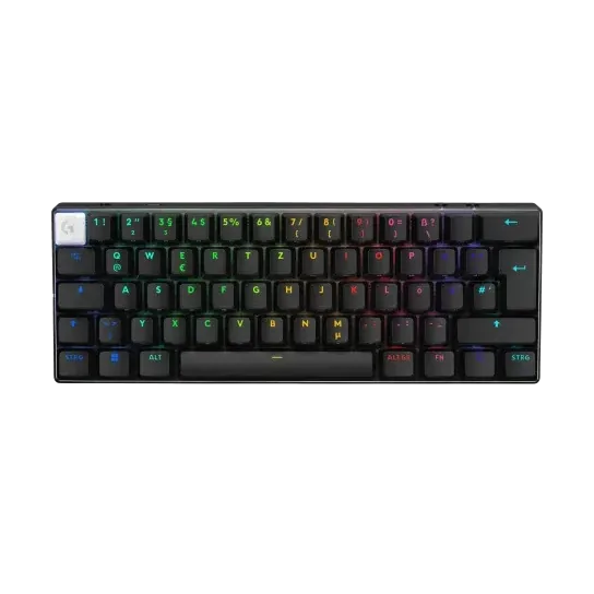 Logitech Gaming PRO X 60 Gaming Tastatur kabellose Gaming Tastatur mit programmierbaren Tasten und RGB-Beleuchtung, schwarz
