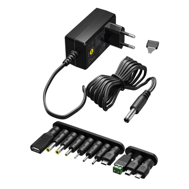 Goobay Universal-Netzteil (3 V - 12 V, max. 7,2 W / 0,6 A)