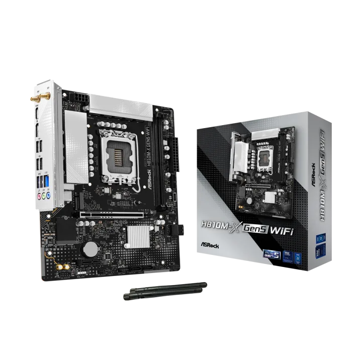 ASRock H810M-X Gen5 WiFi Mainboard Sockel 1851