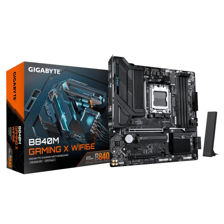 GIGABYTE B840M GAMING X WIFI6E Mainboard Sockel AM5