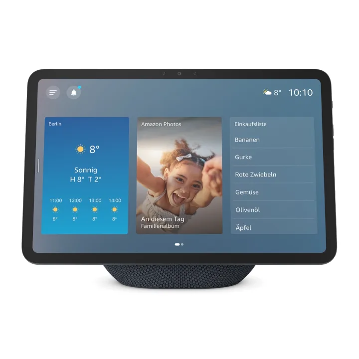 Amazon Echo Show 11 (2025 release) - Graphite Brillantes 11-Zoll-Display in Full-HD-Auflösung mit größerer Bildschirmfläche, 3D-Audio und Alexa