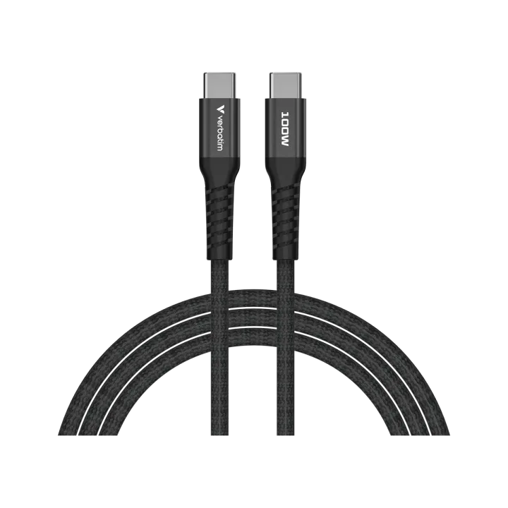 VERBATIM Sync & Charge USB-C zu USB-C 100W Magnetkabel 120 cm