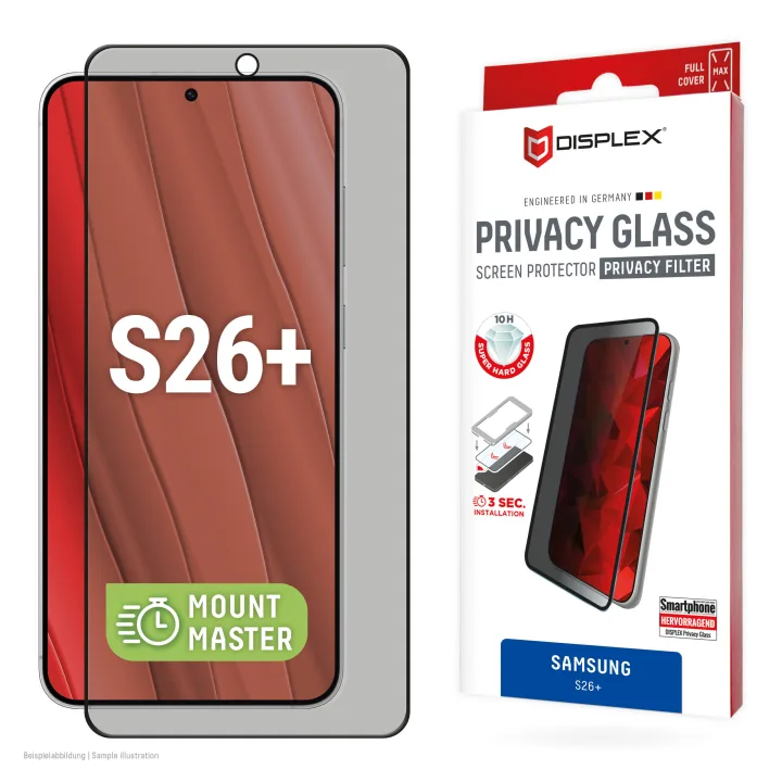 DISPLEX Displayschutz Privacy Panzerglas für Samsung Galaxy S26+