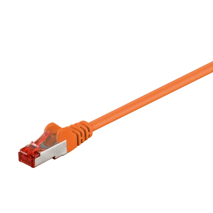 Goobay 7,5m CAT 6 Patchkabel, S/FTP (PiMF), Orange