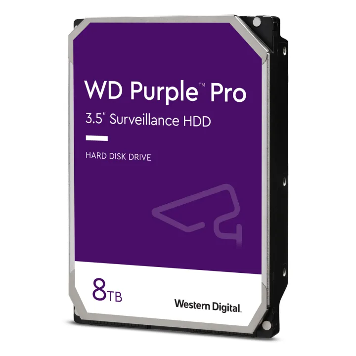 Western Digital WD Purple Pro 8TB 3.5 Zoll SATA Interne Surveillance Festplatte (CMR)