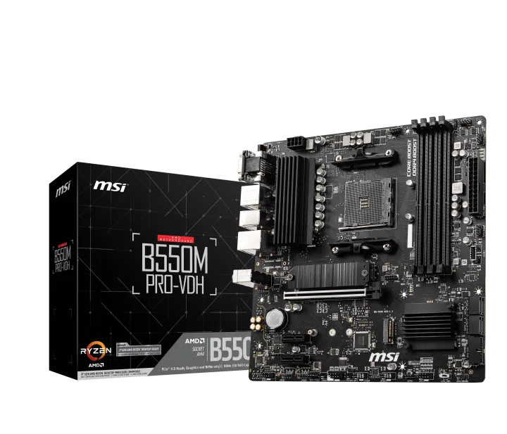 MSI B550M Pro-VDH Mainboard Sockel AM4