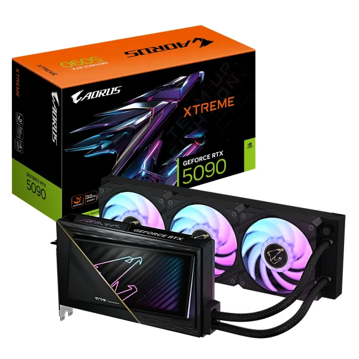 GIGABYTE AORUS GeForce RTX 5090 Xtreme Waterforce 32G - 32GB GDDR7, HDMI, 3x DP