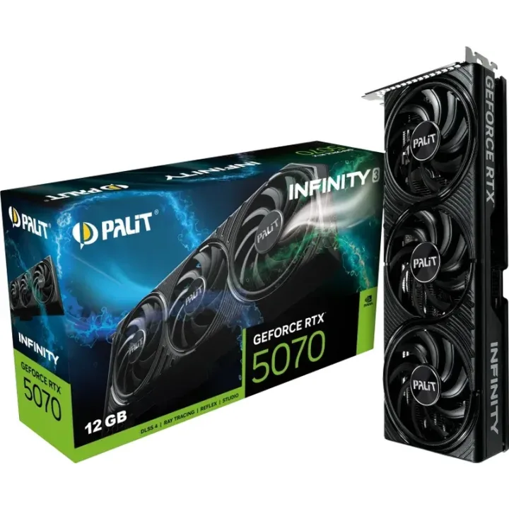 Palit GeForce RTX 5070 Infinity 3 - 12GB GDDR7, HDMI, 3x DP