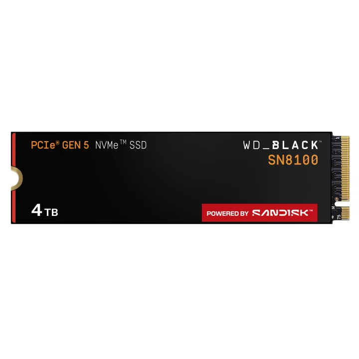 WD_BLACK SN8100 SSD 4TB M.2 2280 PCIe Gen5 NVMe Internes Solid-State-Module
