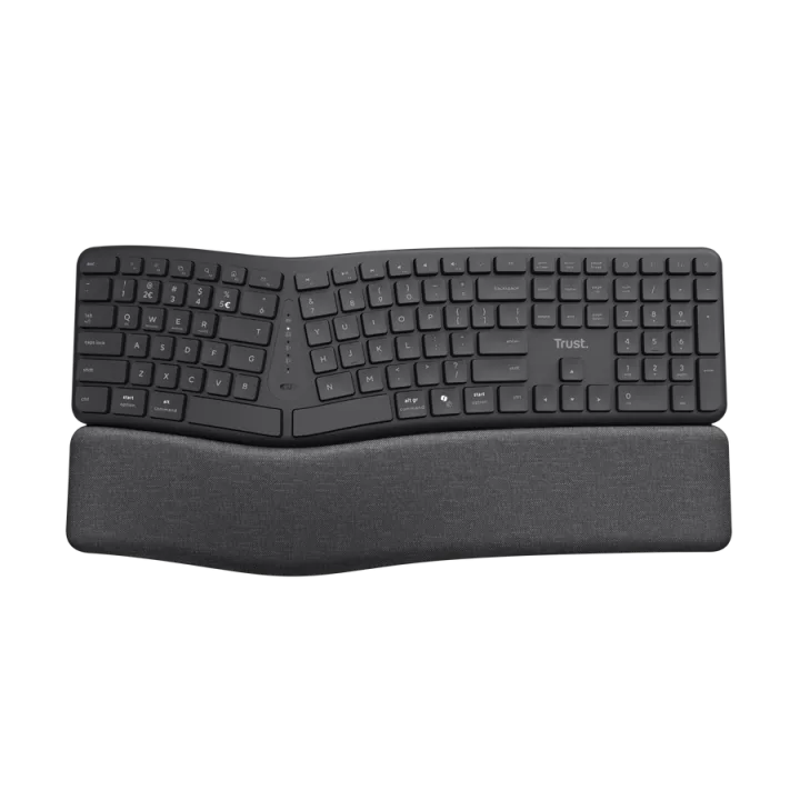 Trust Keyra Ergo Mulitdevice Wireless Keyboard