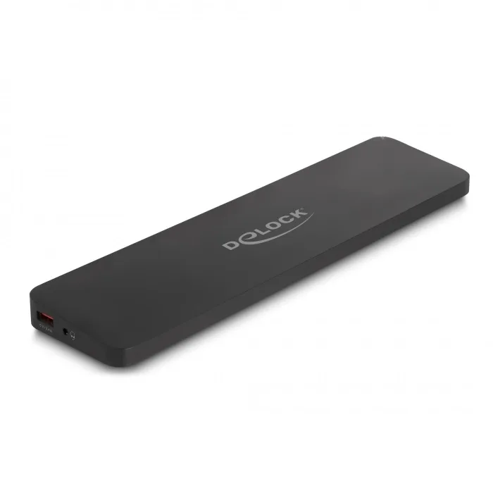 Delock USB Type-C™ Triple Display Dockingstation mit DisplayLink® 4K / USB 5 Gbps / LAN / SD / Audio / PD 80 W