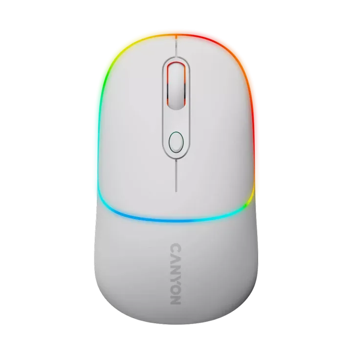 CANYON Bluetooth Wireless Mouse MW-22 Dual-Mode, Snow White