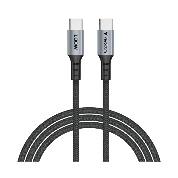 VERBATIM Sync & Charge USB-C zu USB-C 100W 120 cm