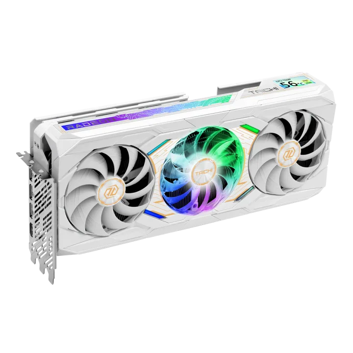 ASRock Radeon RX 9070 XT Taichi White 16GB OC Grafikkarte - 16GB GDDR6, HDMI, 3x DP