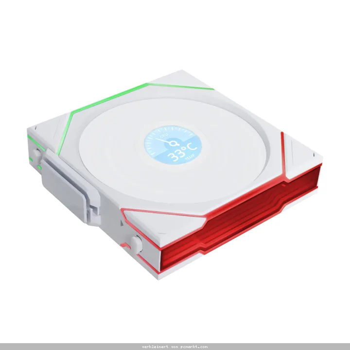 Lian Li UNI FAN TL120 LCD Reverse Blade Wireless White | Gehäuselüfter