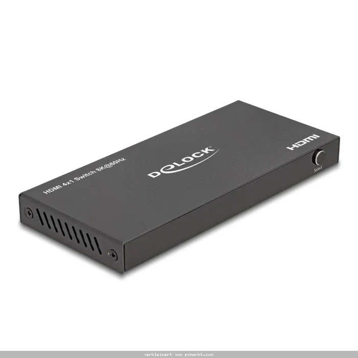 Delock HDMI Switch 4 x HDMI in zu 1 x HDMI out 8K 60 Hz