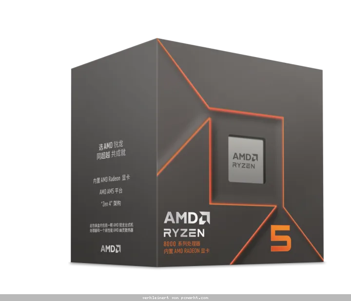 AMD Ryzen 5 8500G Prozessor - 2C+4c/12T, 3.50-5.00GHz, boxed