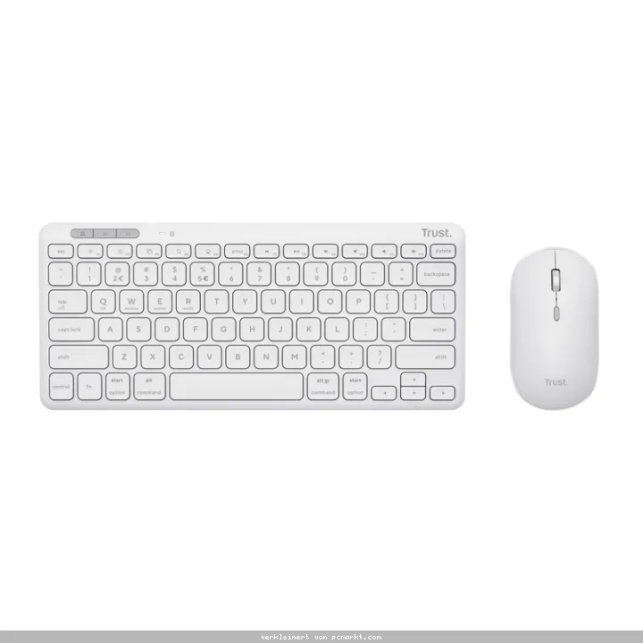 Trust Lyra Wireless Keyboard & Mouse White DE