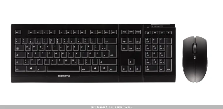 CHERRY B.UNLIMITED 3.0 Maus-Tastatur-Set, schwarz kabellos