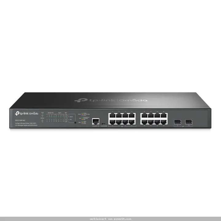 TP-Link SG3218XP-M2 Omada Managed Switch 18-Port, Managed, 16x 2.5 Gigabit RJ45, 2x 10 Gigabit SFP+, 8x PoE+, 240W