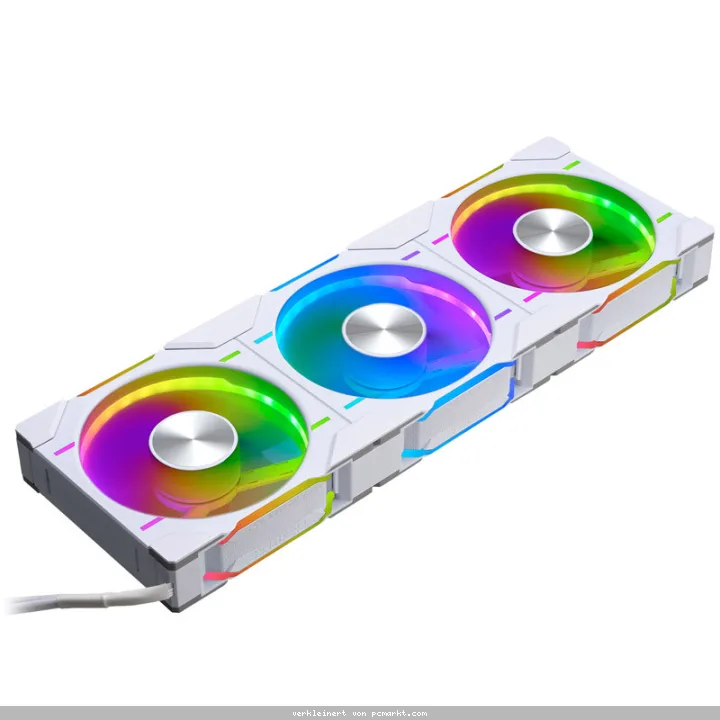 PHANTEKS D30-120 PWM D-RGB weiß 3er-Pack | Gehäuselüfter