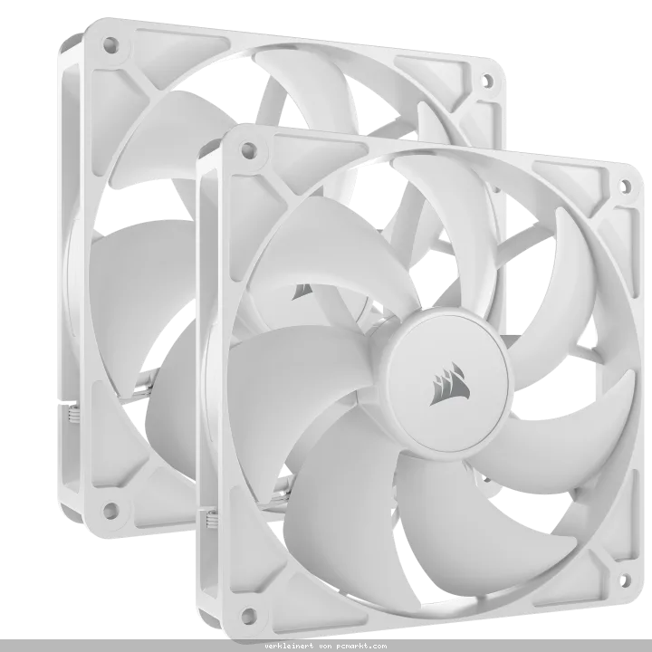 CORSAIR RS140 White 2er-Pack | 140mm Gehäuselüfter