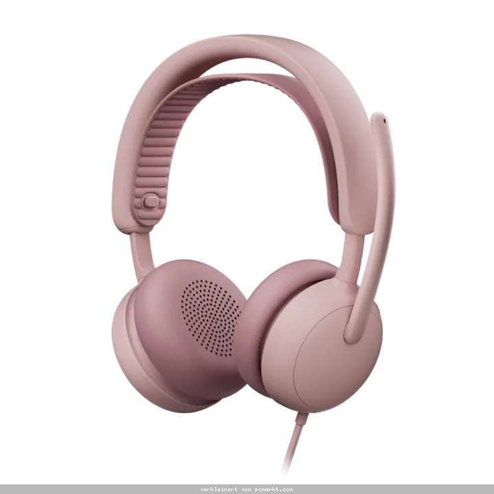 Logitech Zone Wired 2 for Business Headset. TEAMS, Rose