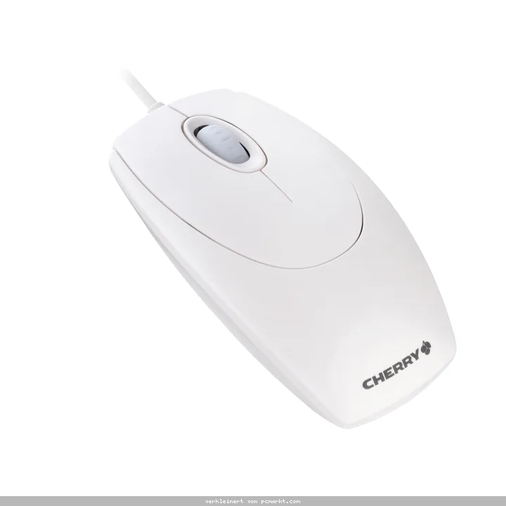 CHERRY WheelMouse Optical M-5400-0 kabelgebunden, weiß-grau, USB, PS/2-Adapter